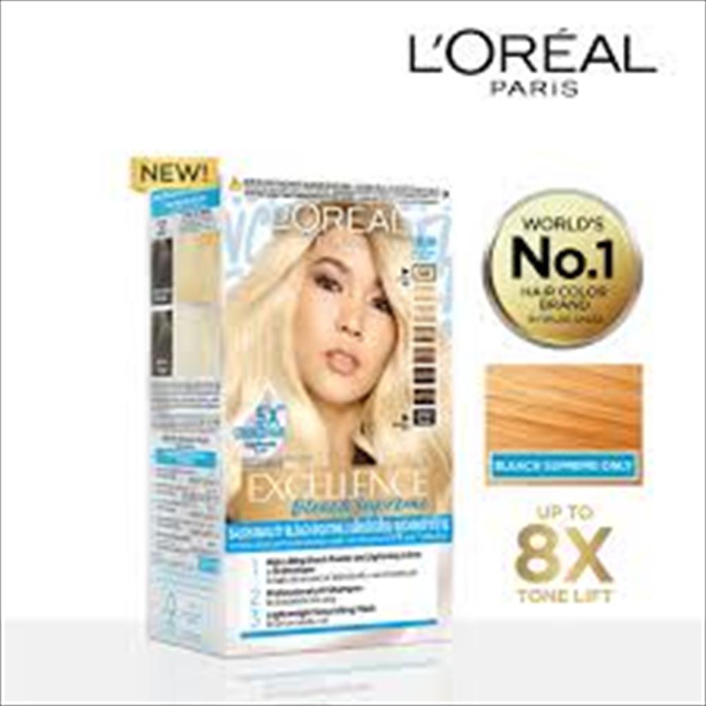 L`Oreal / Loreal  Paris Excellence Bleach Hair colour / pewarna rambut / decolouring