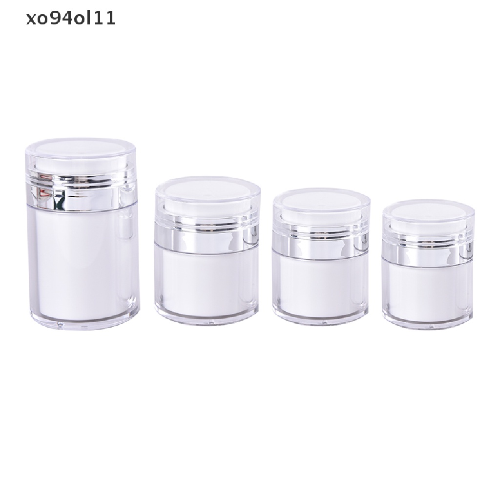 Xo Acrylic Airless Pump Jar Botol Cream Akrilik Kosong Isi Ulang Kosmetik Berisi OL