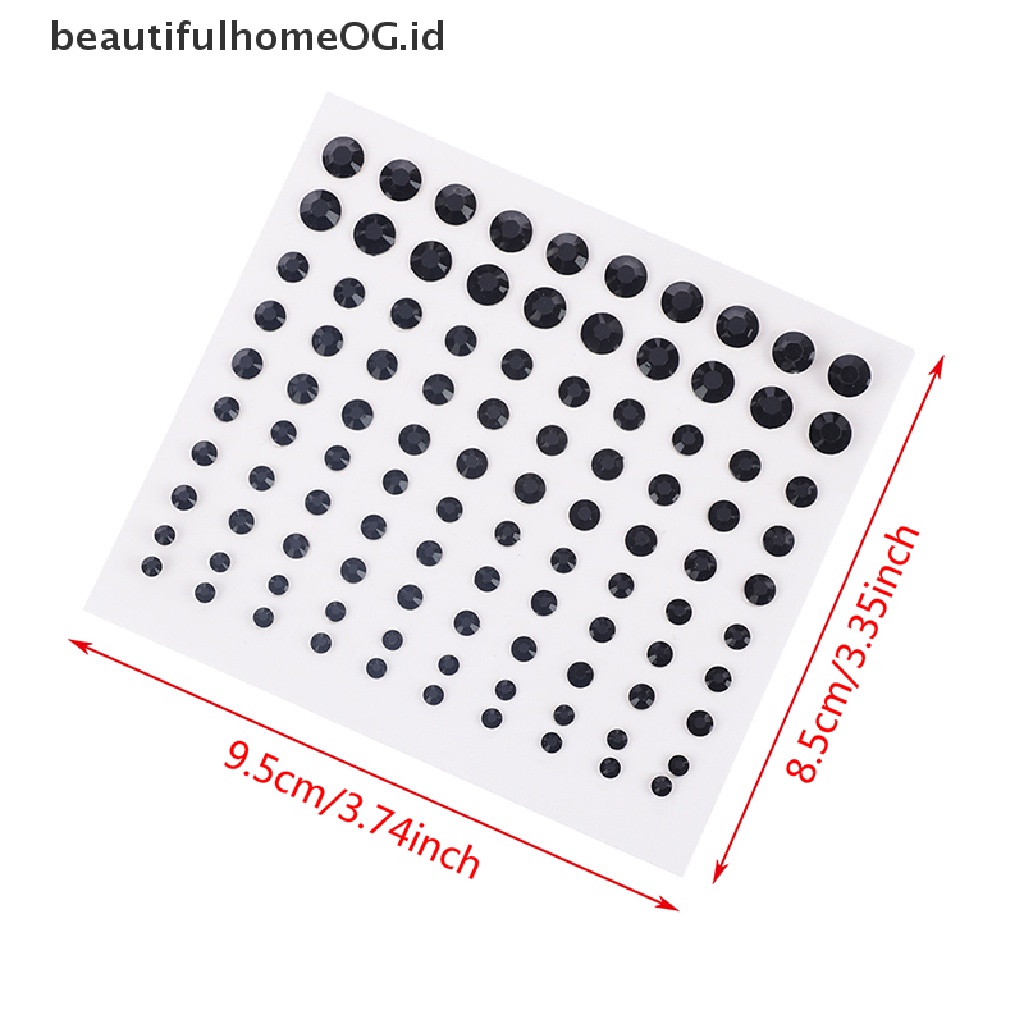 // Beauty// Face Eyeshadow Diamonds Stickers Self Adhesive Body Dekorasi Tato Temporer **