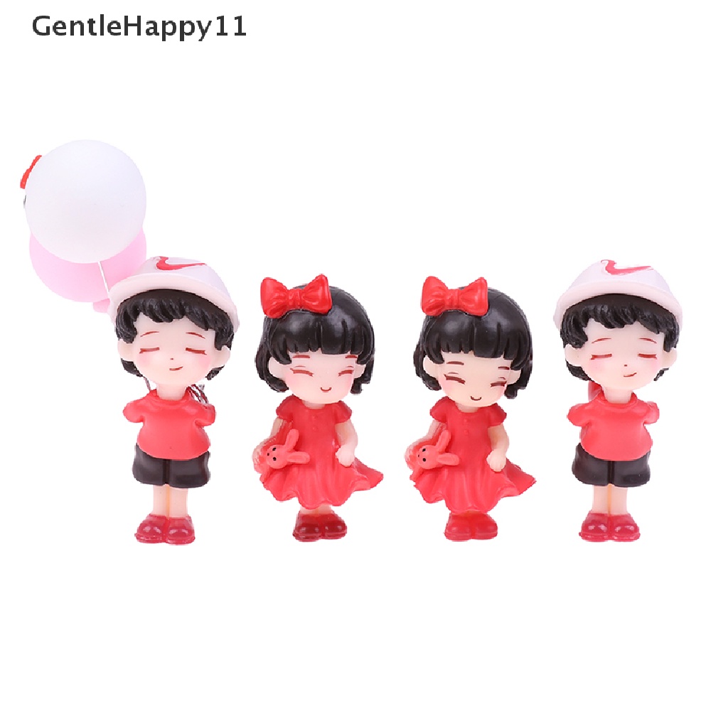 Gentlehappy Pasangan Anime Untuk Model Ornamen Mobil Gambar Balon Kiss Lucu Auto Decoration id