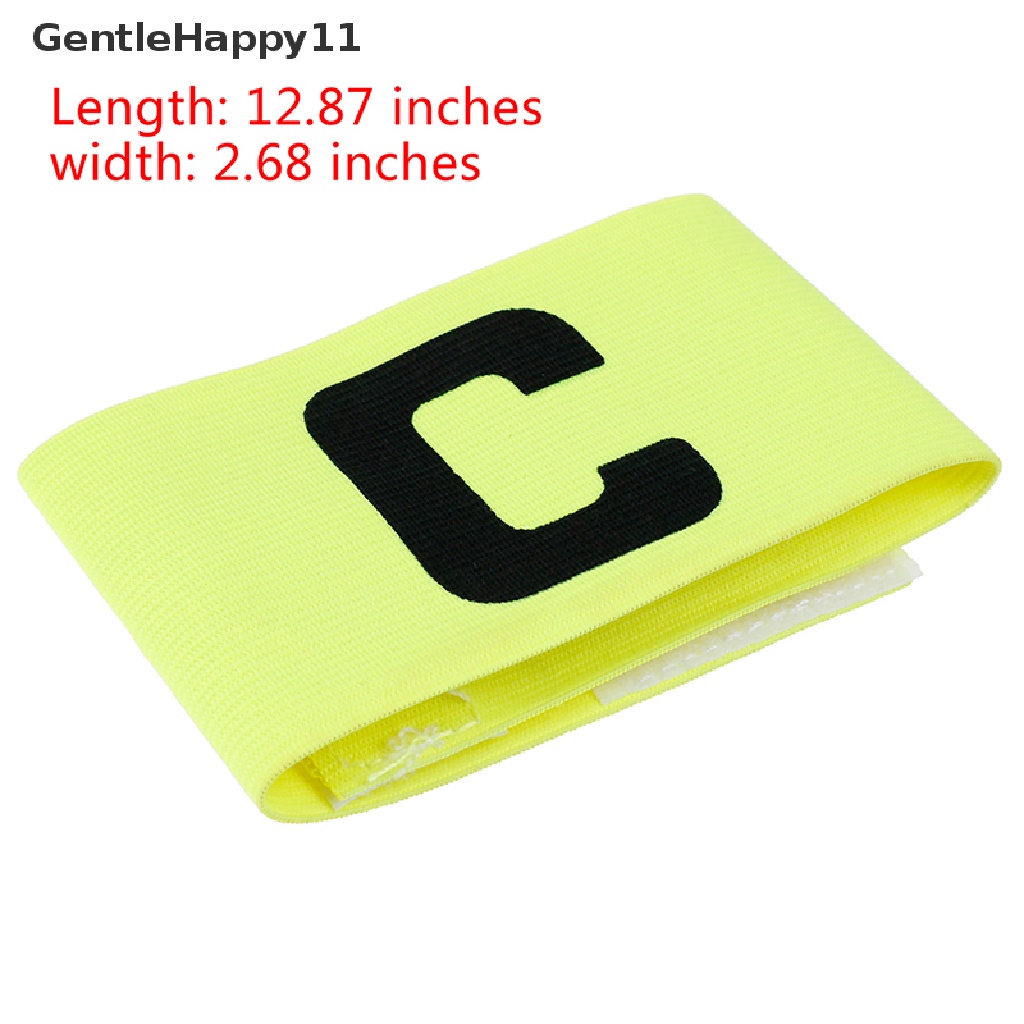 Gentlehappy 1pcs Ban Lengan Sepak Bola Football Leader Match Captain Armband Adjustable id