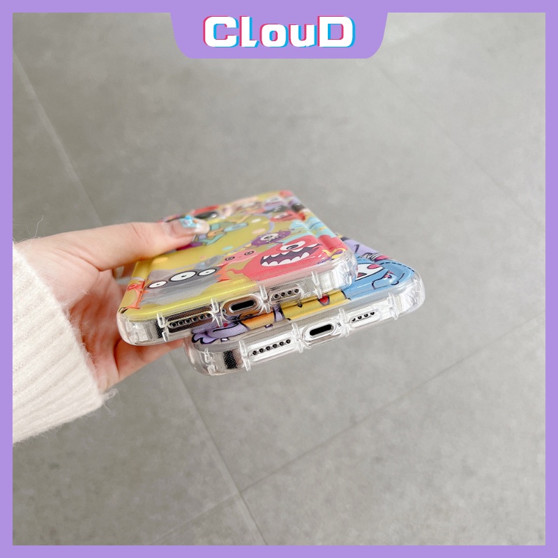 Kartun Airbag Shockproof Case Redmi 9A 10A 9T 10a1 9C NFC Redmi Note11 10s 9 10 11s Note9 Note11 Note10s Note10 Cute Monster University Soft Tpu Back Cover