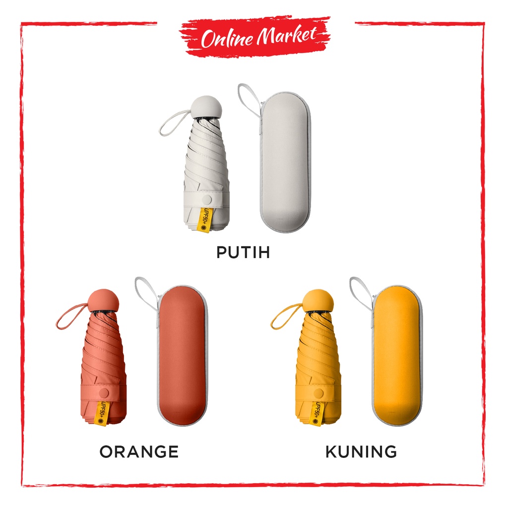 Payung Bentuk Capsule - Payung 6R - Payung Premium