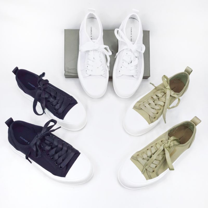 Sepatu Wanita Sneakers Tali Tebal 5cm