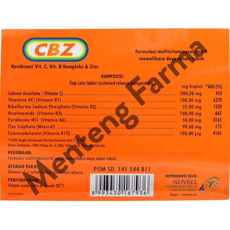 C2FIT 4 Tablet - Suplemen Vitamin C