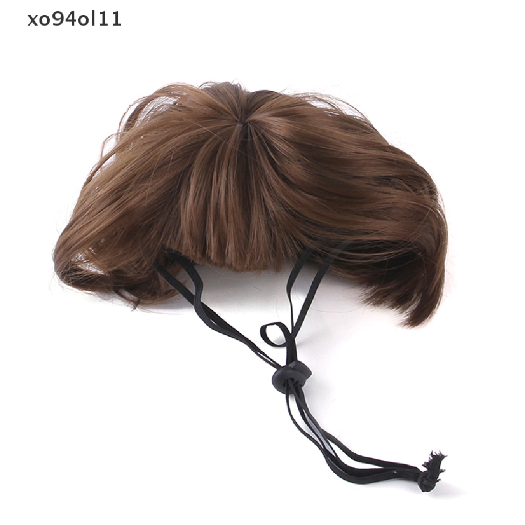 Xo Wig Hewan Peliharaan Meledak Kepala Datar Poni Kepang Kucing Anjing Halloween Wig Natal OL