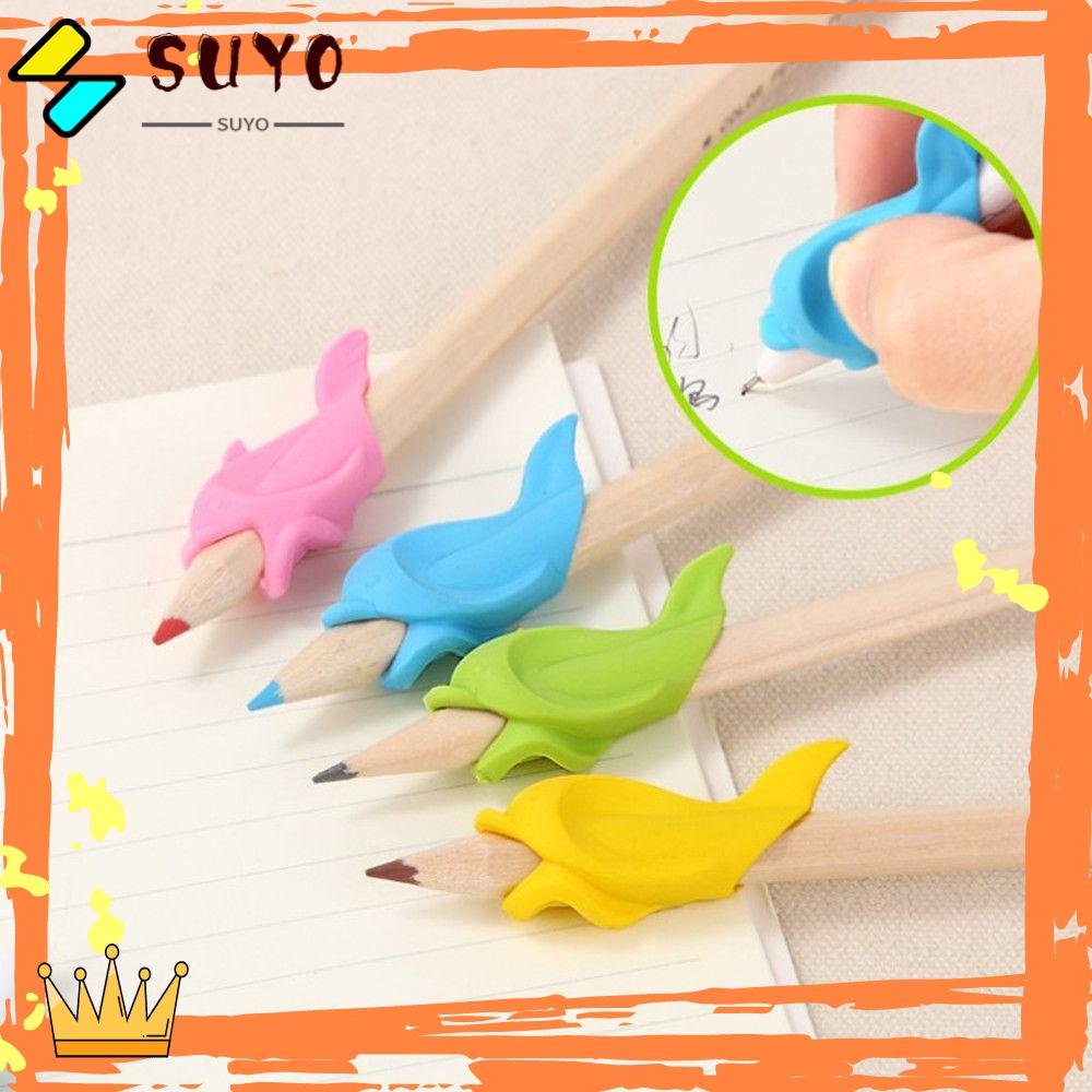 Suyo Grips Pensil Silikon Profesional Anak Dewasa Ergonomic Training Grip Holder