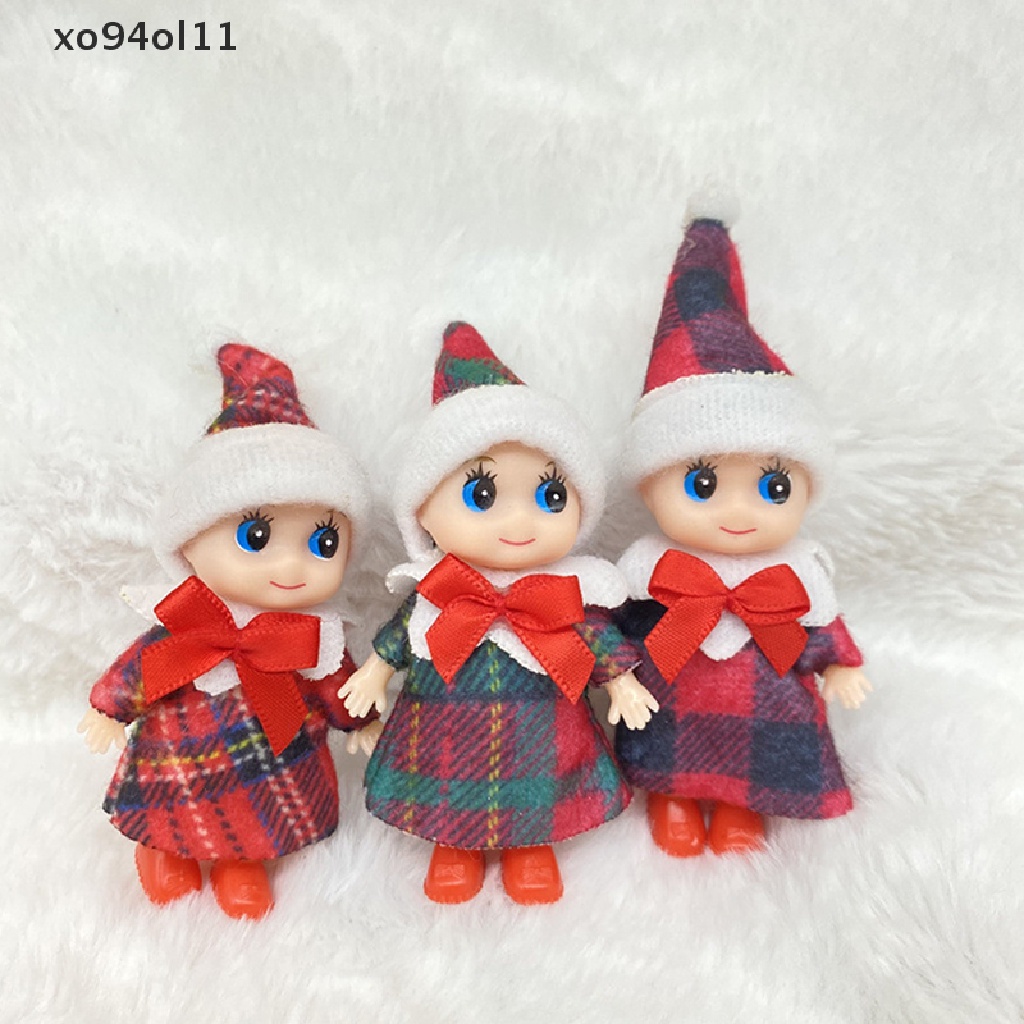 Xo Natal Balita Baby Elf Boneka Aksesoris Rumah Boneka Natal Mainan Bayi OL