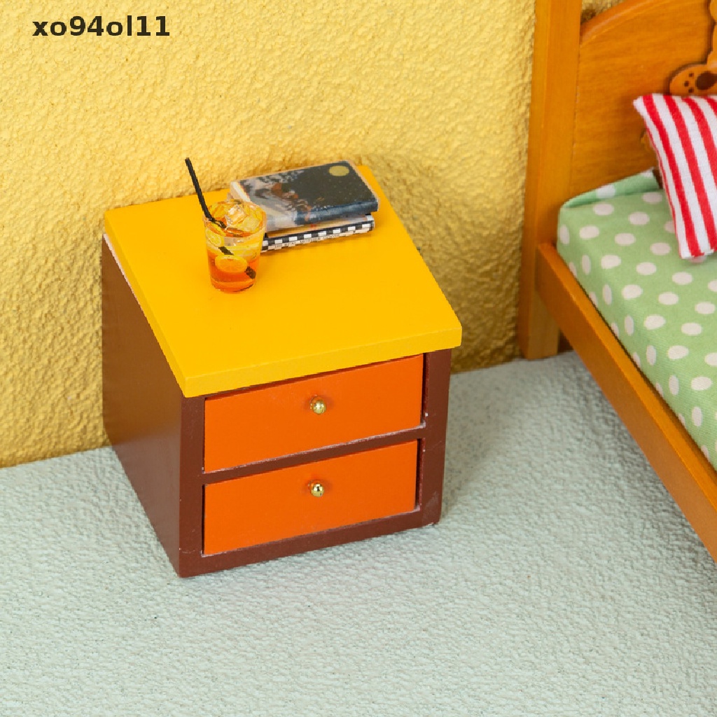 Xo 1: 12rumah Boneka Miniatur Nakas Bufet Hiasan Furniture Dekorasi Rumah Mainan OL