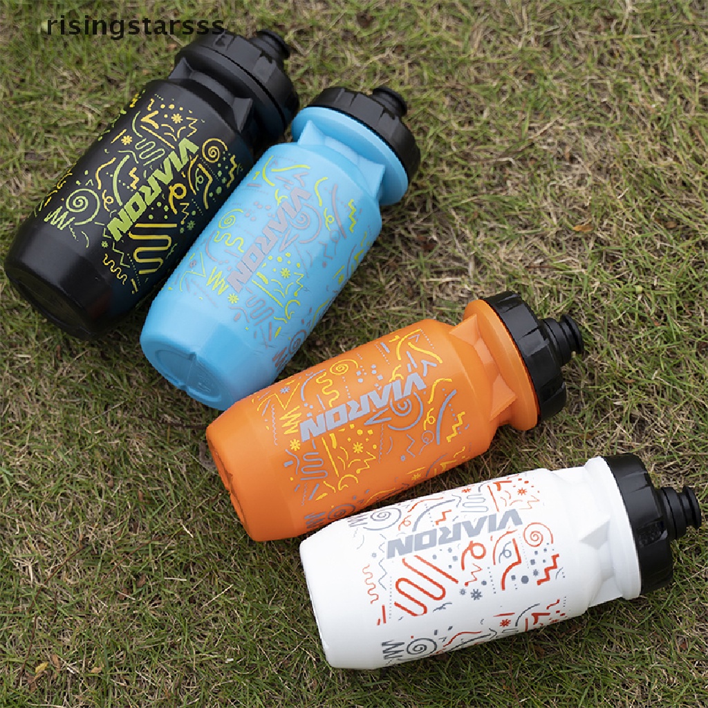 Rsid Span-new VIARON 550ML Botol Air Sepeda MTB Fitness Olahraga Anti Bocor Debu-Bukti Anti Jatuh Outdoor Botol Minum Plastik Aksesoris Jelly
