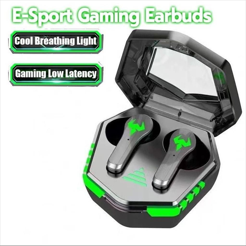 Earphone Gaming TWS N35 Wireless V5.3 Magnetic Full LED