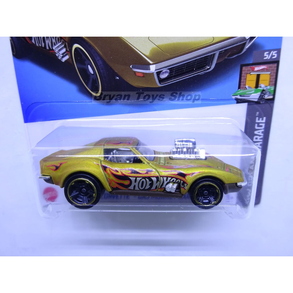 Hot Wheels 68 Corvette Gas Monkey Garage Gold