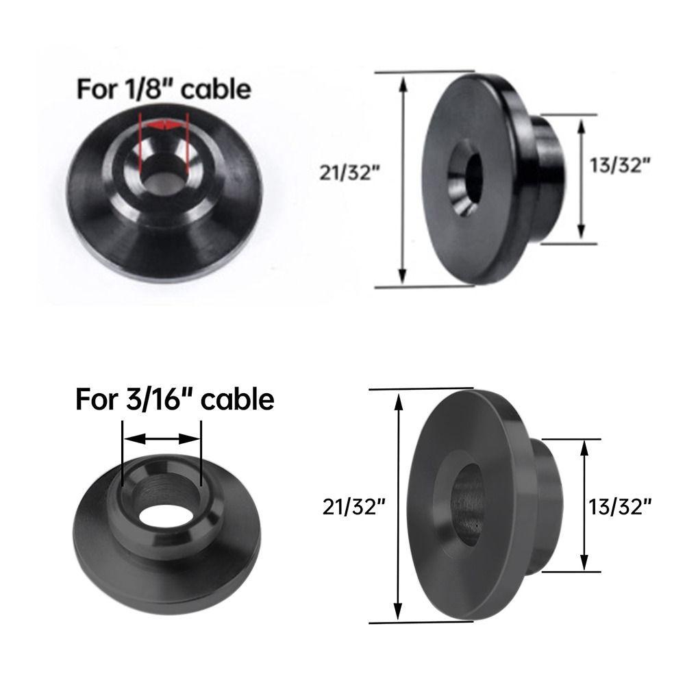 Suyo Cable Railing Grommet Tingkat Pelindung Tiang Metal Cable Railing Tiang Railing Kabel Metal