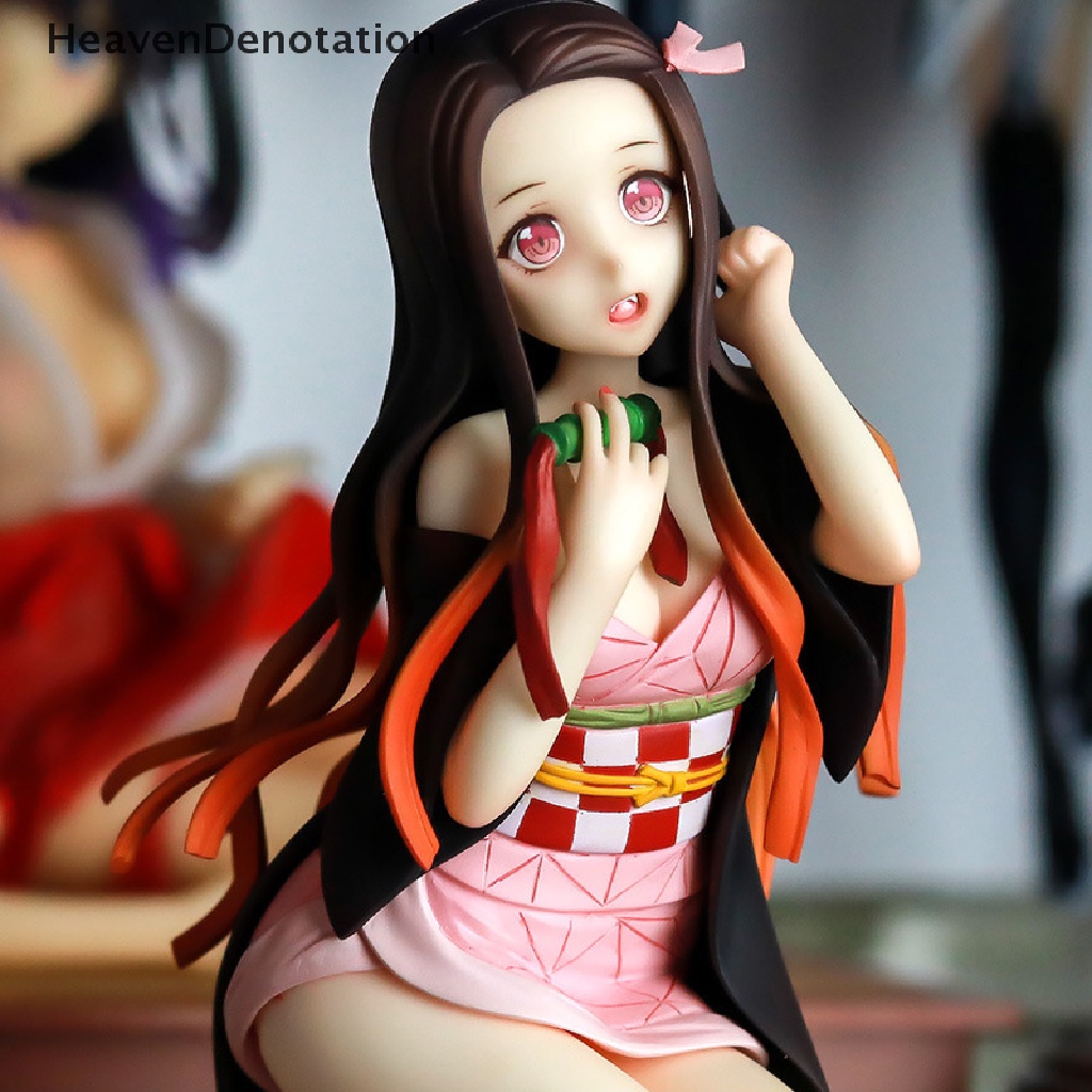 [HeavenDenotation] Boneka Dekorasi Desktop Mobil Anime Kamado Nezuko Action Figure Model Mainan Hadiah HDV