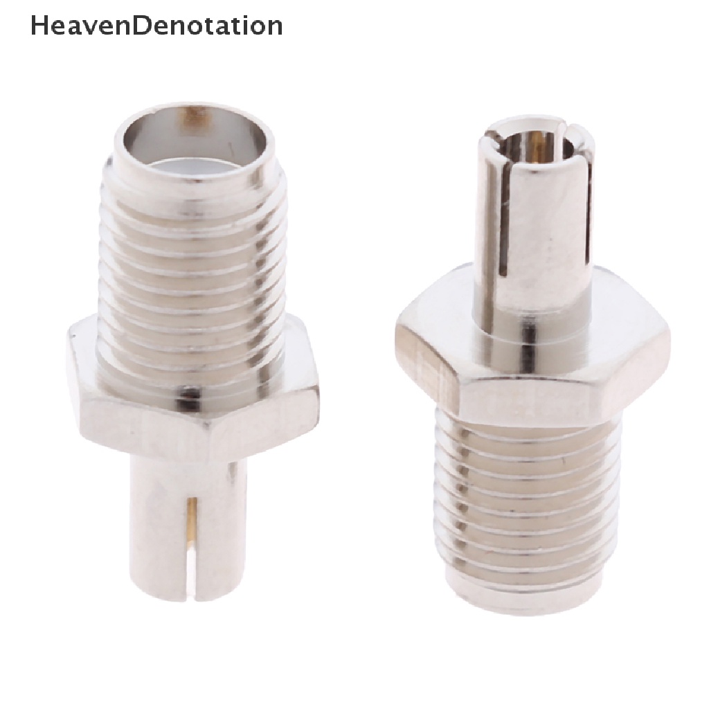 [HeavenDenotation] 2pcs Jack SMA Female Ke TS9 Male Plug RF Coaxial Adapter Konektor HDV