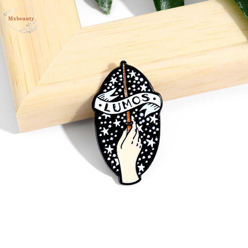 Mxbeauty Kalila Tongkat Ajaib Bros Hadiah Untuk Anak-Anak Kartun Pesulap Lucu Starry Travel Commemorative Lapel Pin Enamel Pin