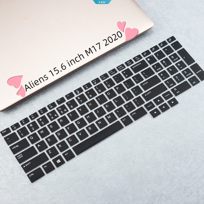 Lengan Keyboard Laptop Untuk Alien 15.6 Inch M17 2020 Silicone Keyboard Pelindung Kulit Film Tahan Debu [ZK]