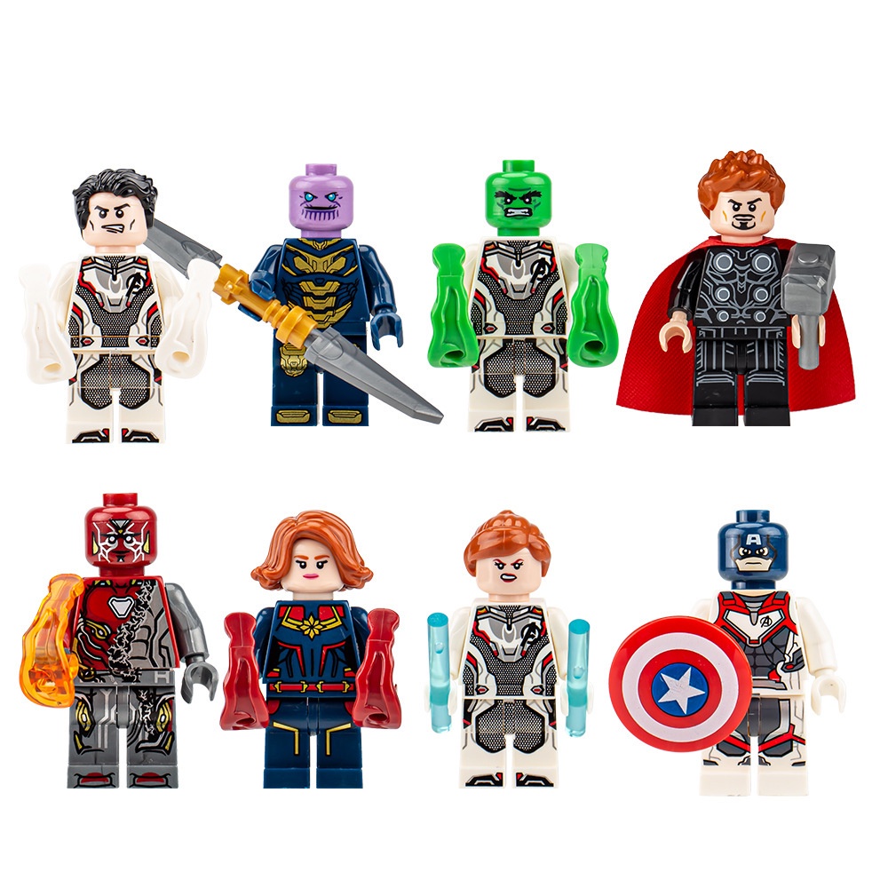 Mainan Minifigure Ninja Police Girl Superhero Militer Figure Boneka Blok Bangunan Merakit Mainan