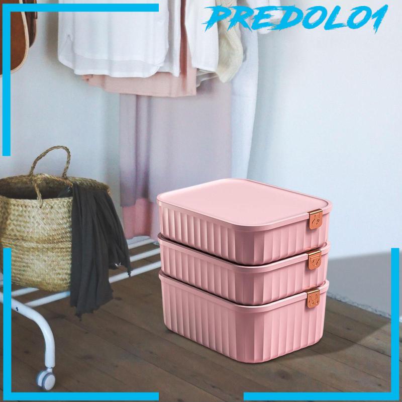[Predolo1] 3buah Laci Organizer Lemari Rumah Tangga Menghemat Ruang Lemari Kotak Penyimpanan