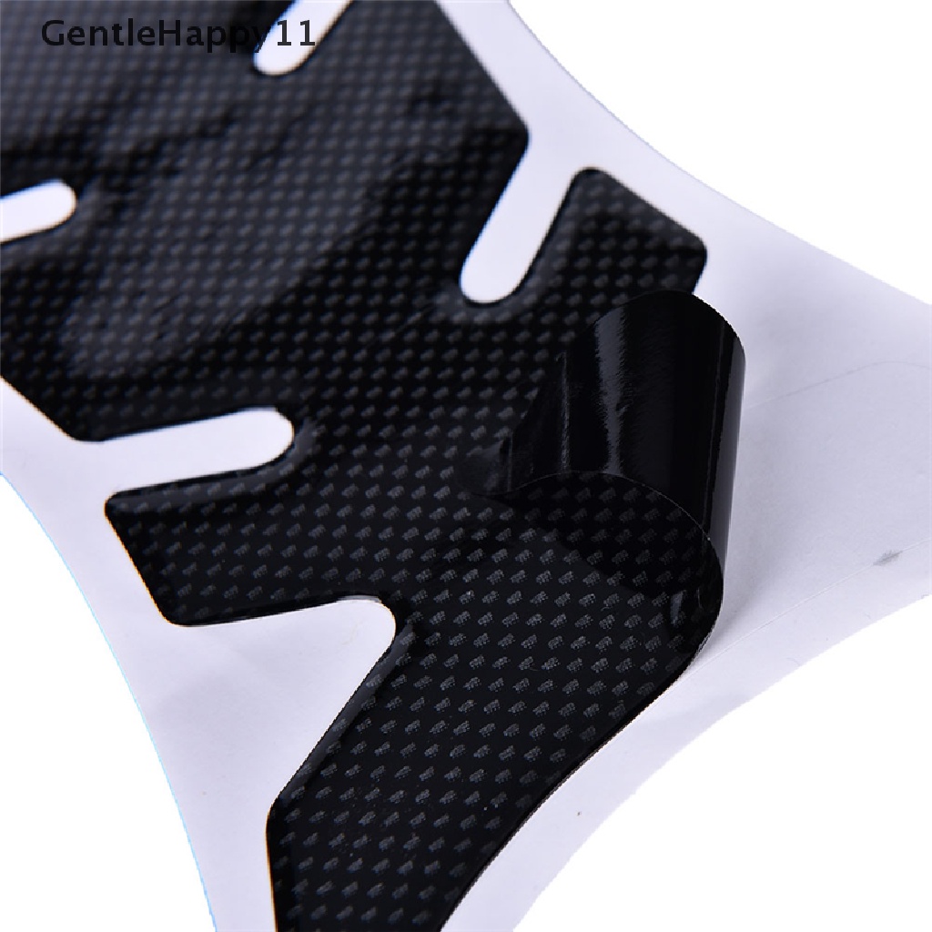 Gentlehappy Carbon Fiber pad pad Pelindung Sticker Motor Universal Tulang Ikan id