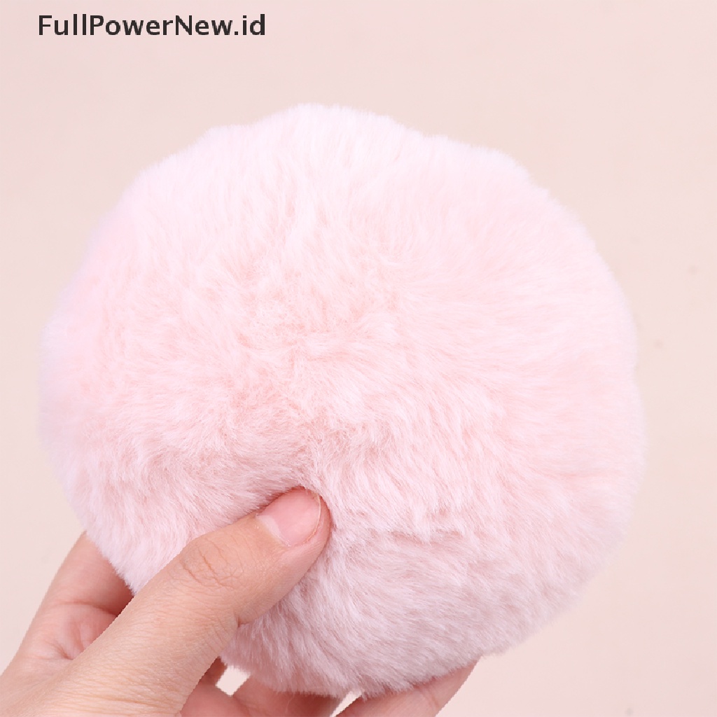 Power 1Pc Alas Bedak Makeup Besar Puff Bulat Loose Powder Puff Alat Kosmetik ID