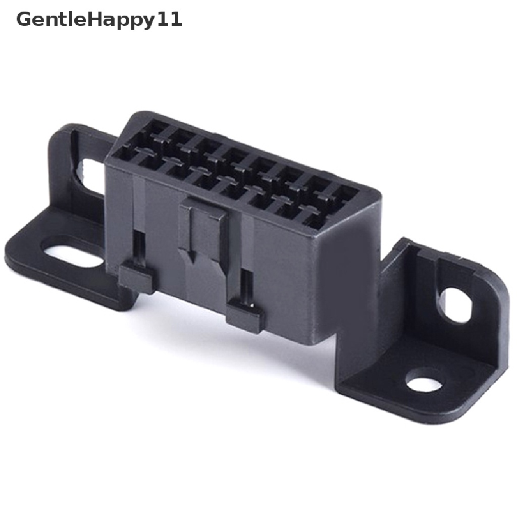 Gentlehappy OBD2 16Pin Female Connector Obd 2adaptor Soket Kawat Antarmuka Diagnostik id