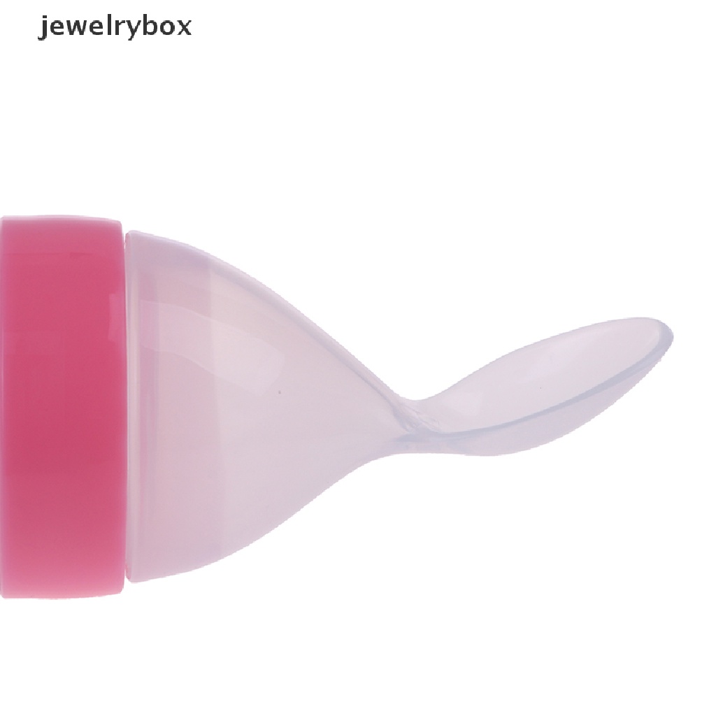 [jewelrybox] Sendok Bayi Botol Pipet Sendok Silikon Untuk Pakan Obat Anak Balita Butik