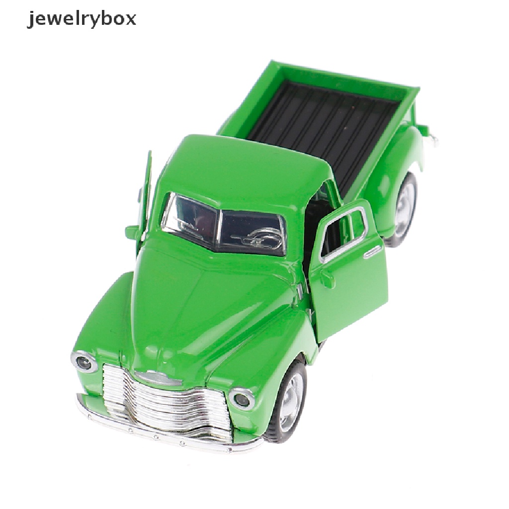 [jewelrybox] 1: 32 Klasik Rustic Vintage Alloy Pickup Truck Vintage Pull-Back Model Mobil Mainan Butik