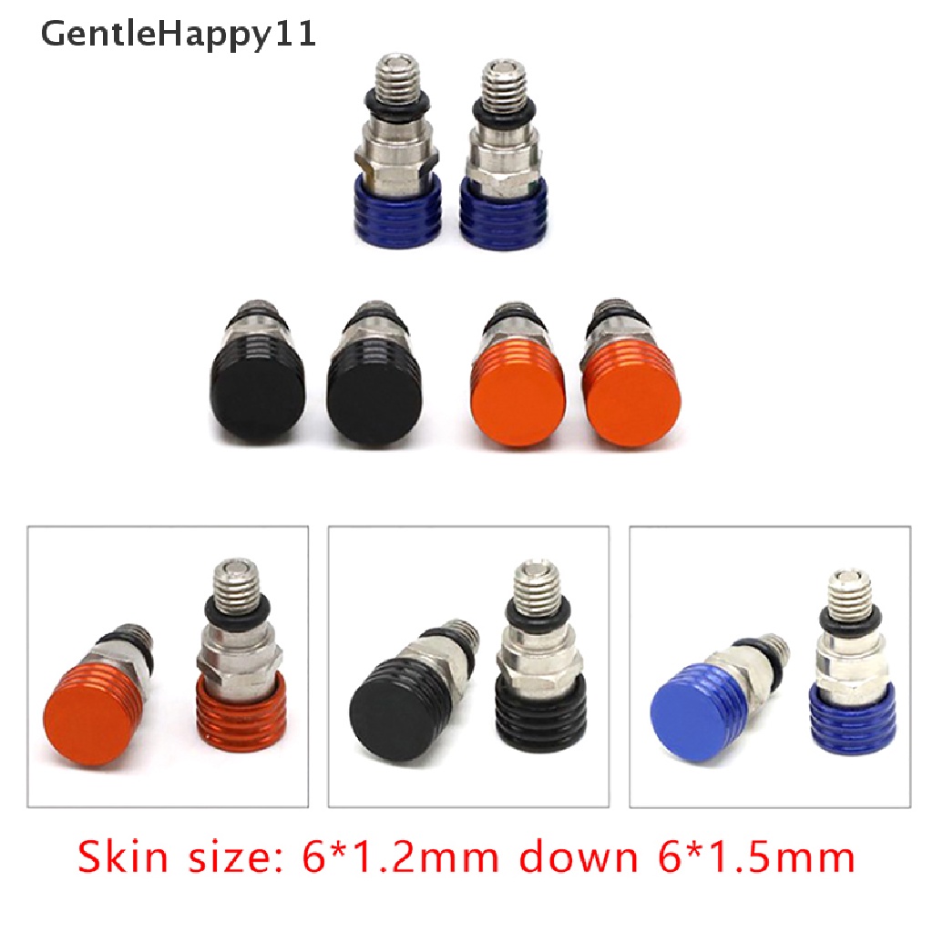 Gentlehappy 1pasang M4/WP Fork Air Bleeder Valves Penyerapan Shock Air Release Screw Katup Pelepas Udara Untuk Dimodifikasi Motor Off-Road KTM id