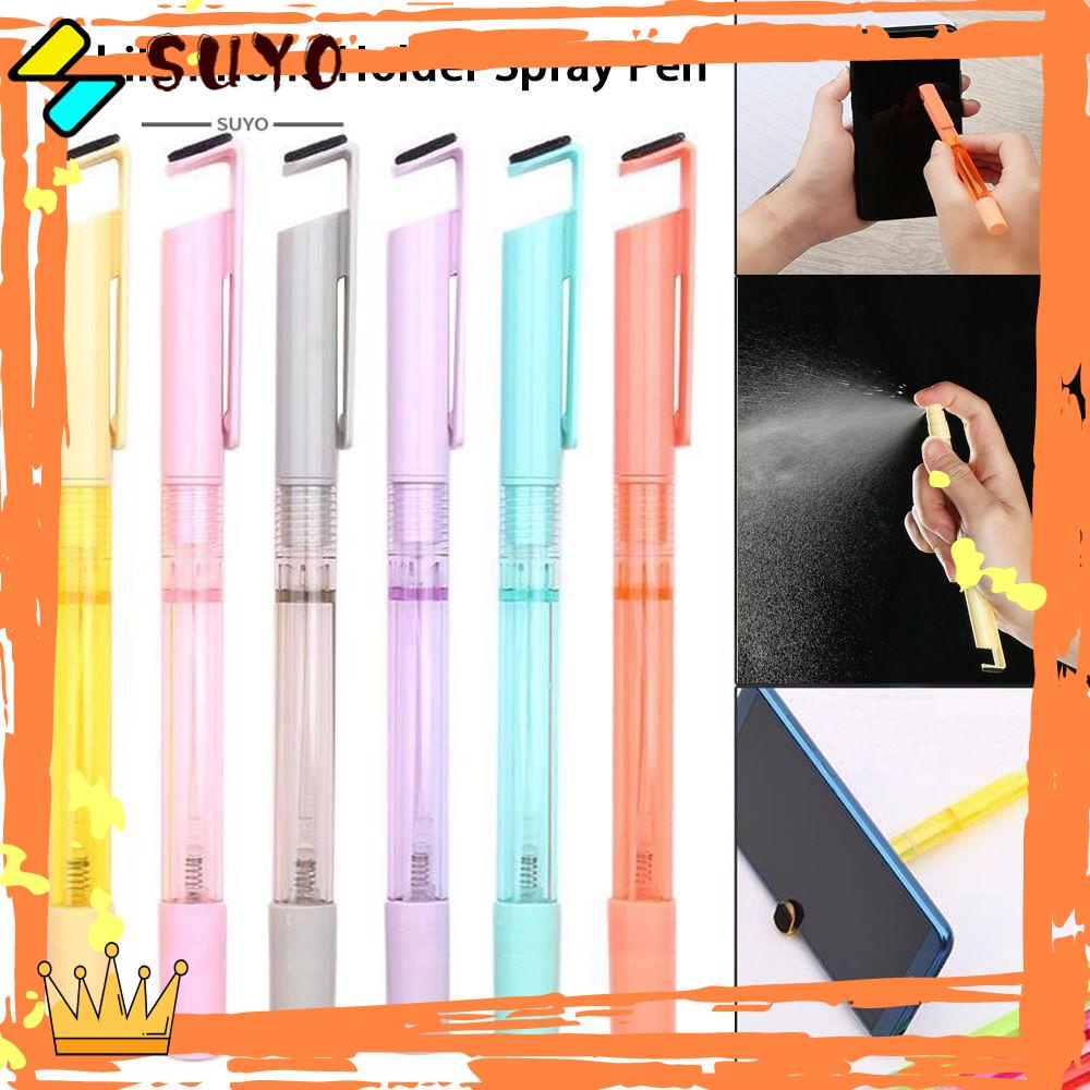 Suyo Ballpoint Pensil Portable Isi Ulang Alat Tulis Alat Tulis Phone Holder Cleaning Pen