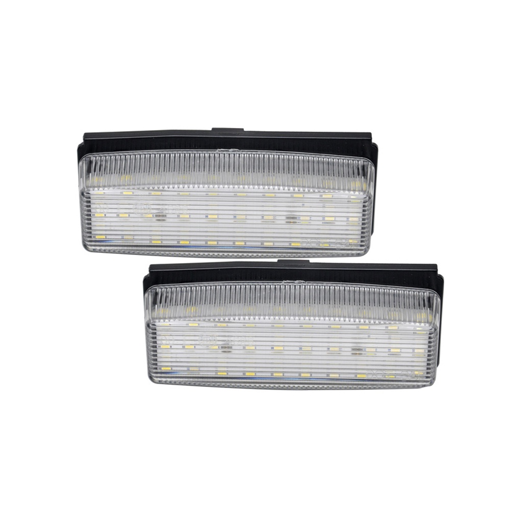 2pcs Lampu Plat Nomor Plat LED Putih Lampu Untuk Mazda Miata MX-5 2006-2015 Untuk Fiat124Laba Abarth 2017-up