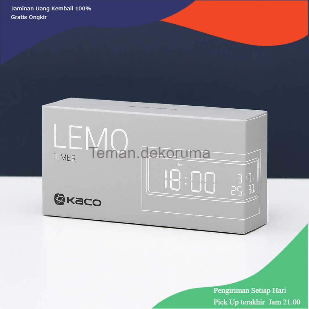 TD - RTG KACO LEMO Jam Weker Alarm Table Clock - K1422