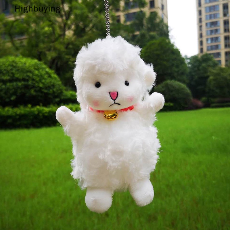 Hbid Mainan Boneka Plush Domba Baru Sheep Doll Gantungan Kunci Anak Liontin Sheep Little Bell Glory
