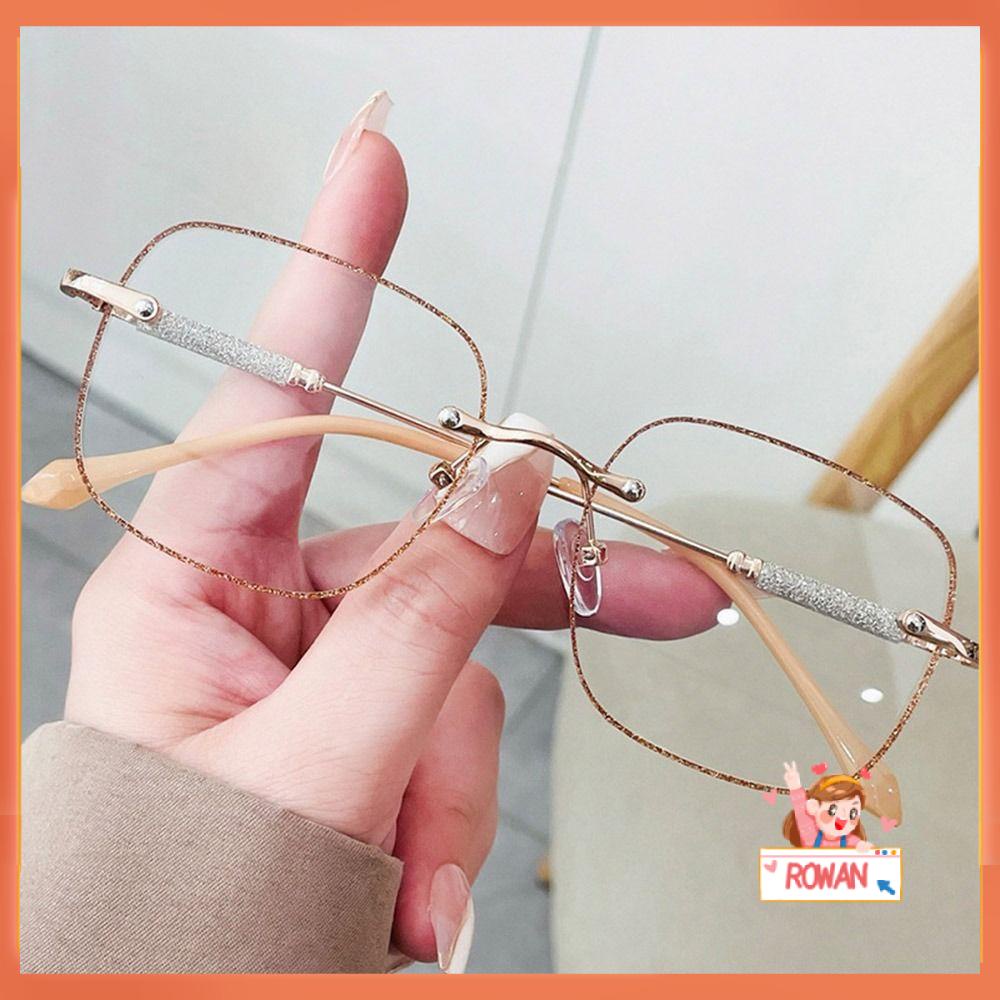 R-flower Anti-Blue Light Kacamata Pria Wanita Portable Tahan Lama Ultra Light Frame