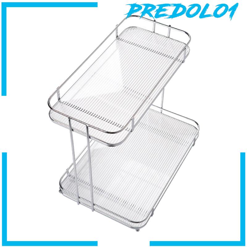 [Predolo1] Meja Organizer Serbaguna 2tingkat Piring Khusus Stand Kue Buah