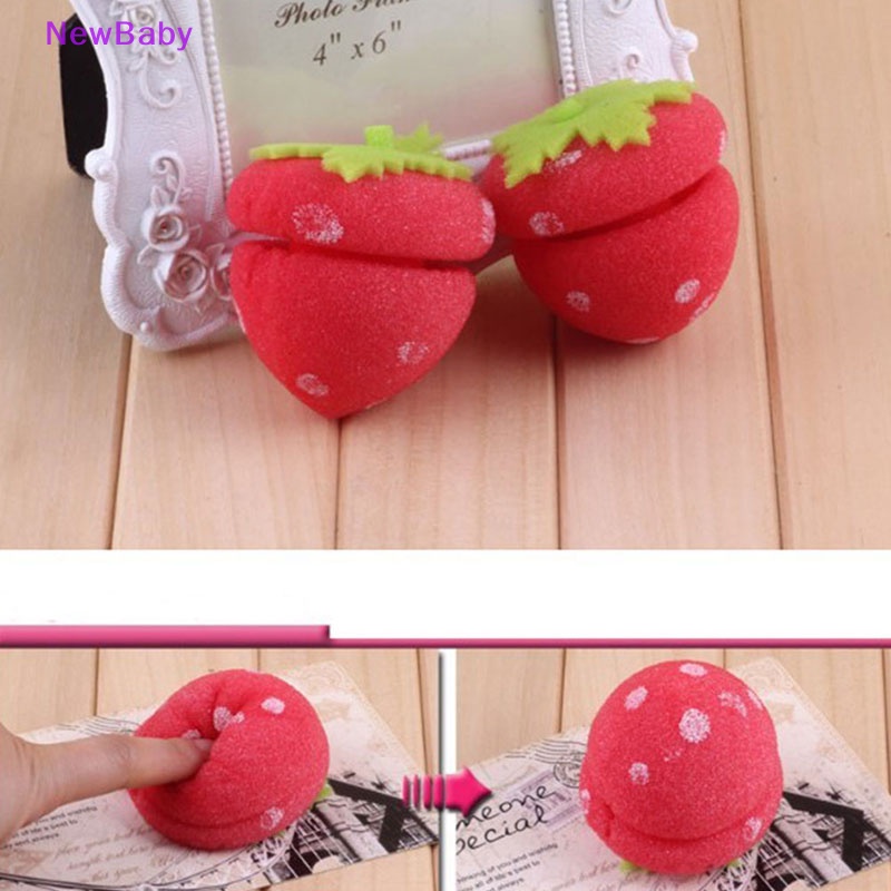 Newbaby 6Pcs Magic Hair Curlers Rollers Curler Spons Lembut Bola Busa Pengeriting Rol ID