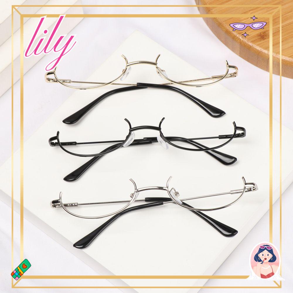 Lily Kacamata Frame Unisex Myopia Tanpa Lensa Photography Eyeglasses