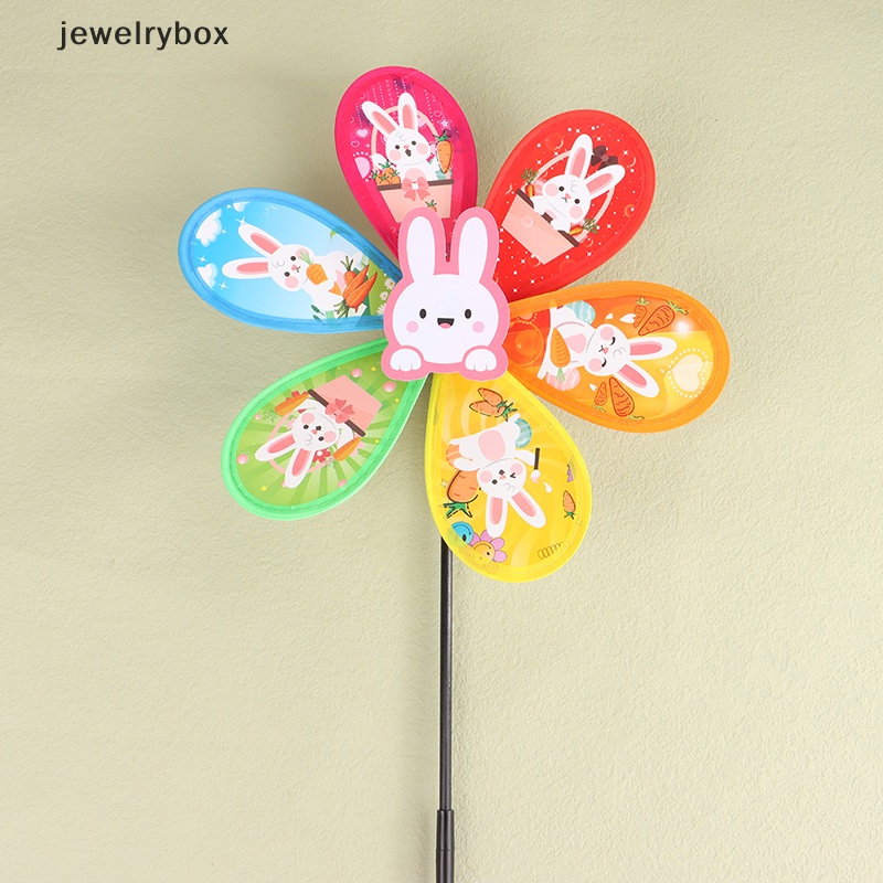 [jewelrybox] Kartun Kelinci Kincir Angin Hewan 3D Kincir Rumah Dekorasi Taman Angin Spinner Whirligig Yard Decor Outdoor Mainan Anak Butik