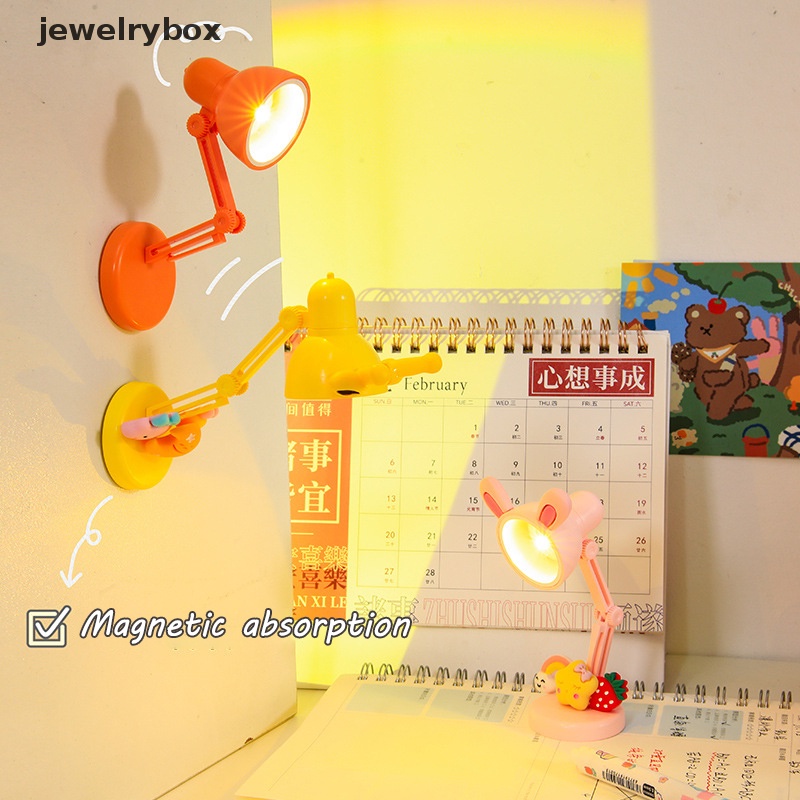 [jewelrybox] Lampu Lipat LED Mini Lampu Baca Suasana Lampu Malam Rumah Boneka Lampu Meja Butik