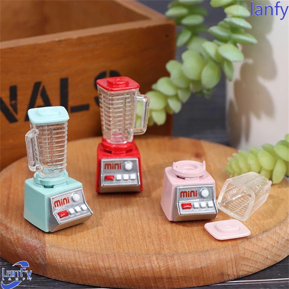 Lanfy Simulasi Juicer Elektrik Aksesoris Rumah Kreatif Model Mainan Pretend Play Mainan Dapur Dekorasi Adegan Juicer Mini Elektrik