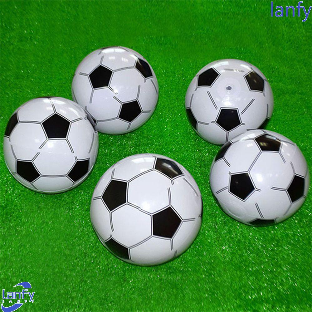 Lanfy 5Pcs Hadiah Sepak Bola Tiup Untuk Anak-Anak Mainan Menyenangkan Meledakkan Anak-Anak Besar Pat Football Soccer Ball Toy