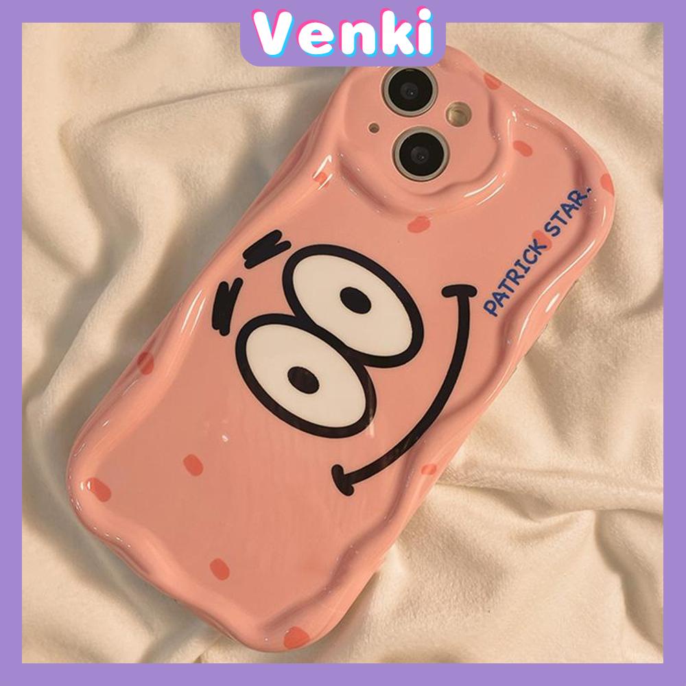 VENKI - For iPhone 14 Pro Max iPhone Soft Case TPU Curved Edge Wavy Case Cute Pattern Back Camera Protection Shockproof Compatible with iPhone 13 Pro max 12 Pro Max 11 xr xs max 7Plus 8Plus