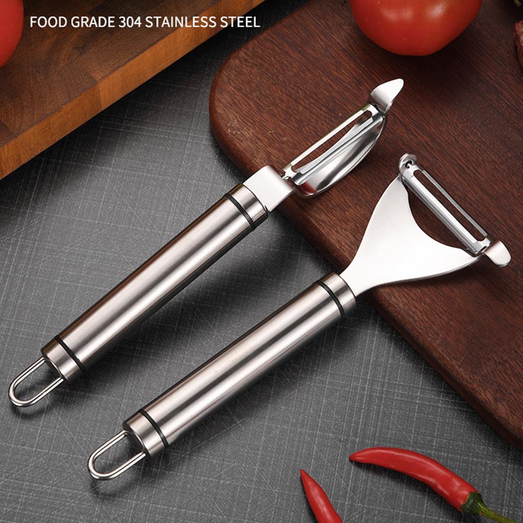 Peelersstainless Steel Pisau Tebal Gagang Tajam Pengiris Sayuran Kail Tahan Karat Kokoh Gantung Staple Veggie