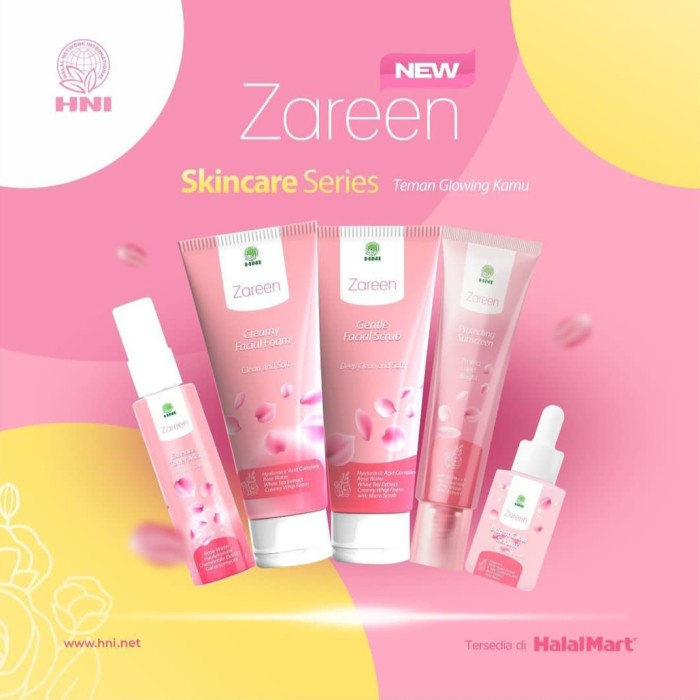 ZAREEN Skincare HNI HPAI Halal/sunscreen/Facial Wash/Serum ZAREEN - FW Cremy zareen