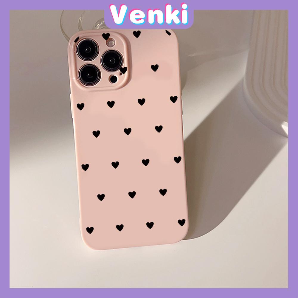 VENKI - For iPhone 11 iPhone Case Cream Glossy TPU Soft Case Shockproof Camera Cover Protection Purple Love Compatible with iPhone 14 13 Pro max 12 Pro Max xr xs max 7Plus 8Plus