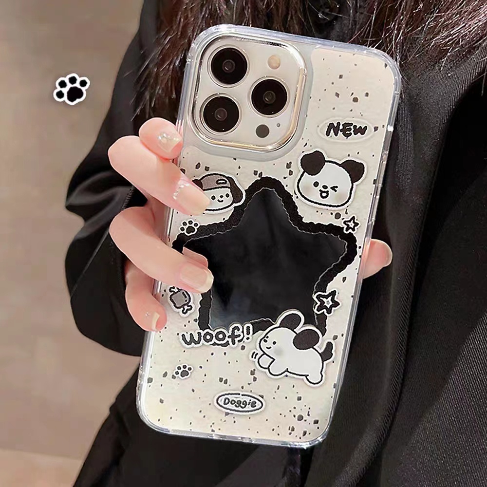 Cocok Untuk Iphone14 Pro Max iPhone Phone Case Cermin Casing Ponsel Kuat Kamera Perlindungan Tahan Guncangan Kompatibel Dengan Iphone13 13pro 13prm iPhone 11 7Plus 8Plus Xr XS 12 Pro Max Phone Case