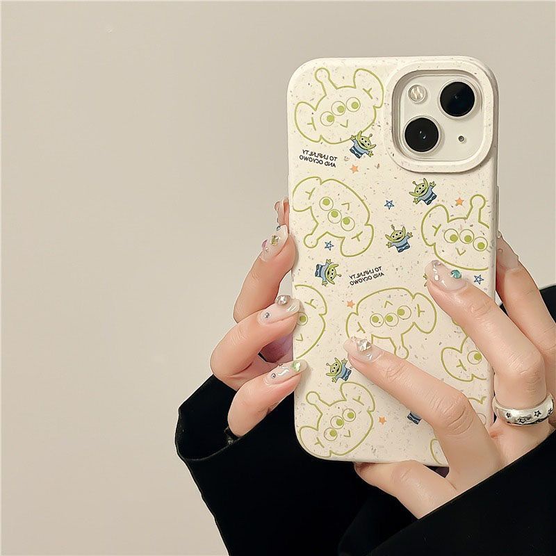 Cocok Untuk Iphone14 Pro Max iPhone Phone Case Ramah Lingkungan Degradable Phone Case Kamera Perlindungan Tahan Guncangan Kompatibel Dengan iPhone 13 13pro 13prm iPhone 11 7Plus 8Plus Xr XS 12 Pro Max Casing Ponsel