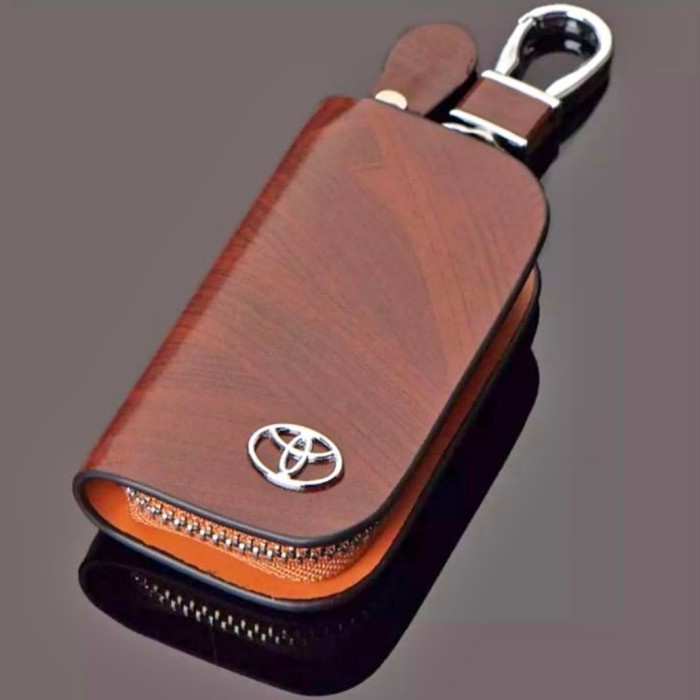 Dompet STNK kulit  - dompet STNK mobil Toyota - Hitam