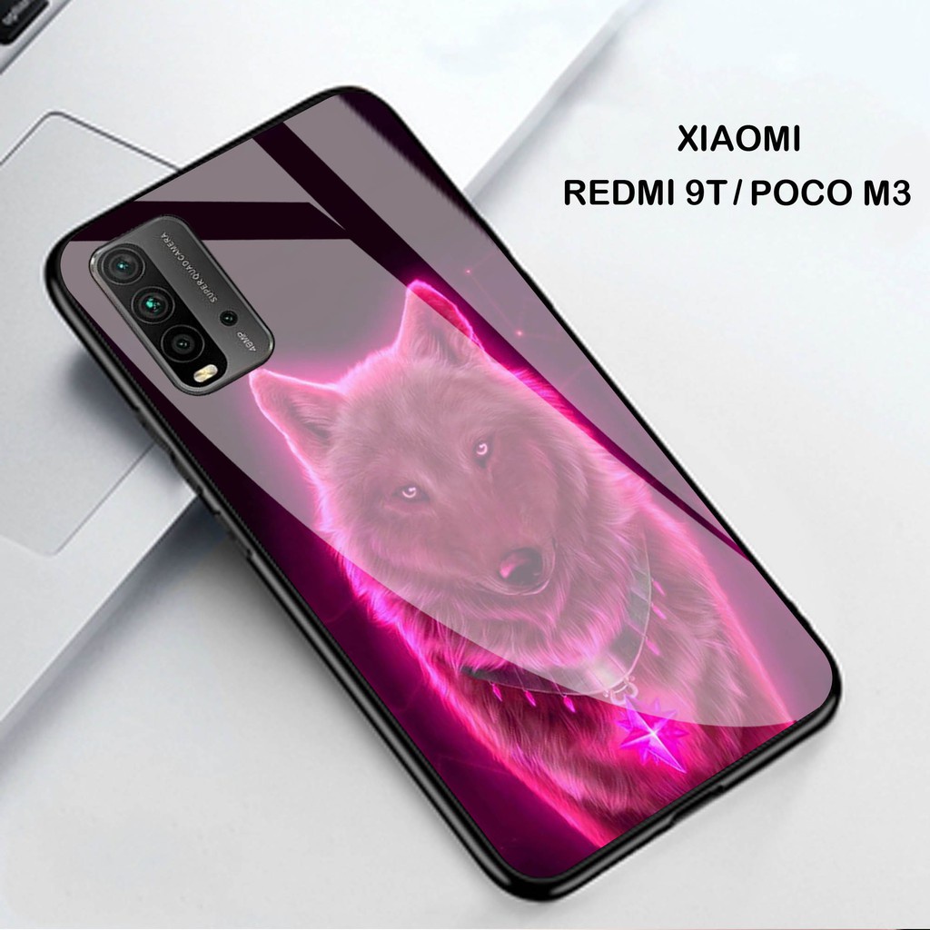 GLASS Case Redmi 9T Poco M3 (Softcase Glass Kaca) Case Redmi 9T Poco M3 (Case Hp) Case Redmi 9T Poco