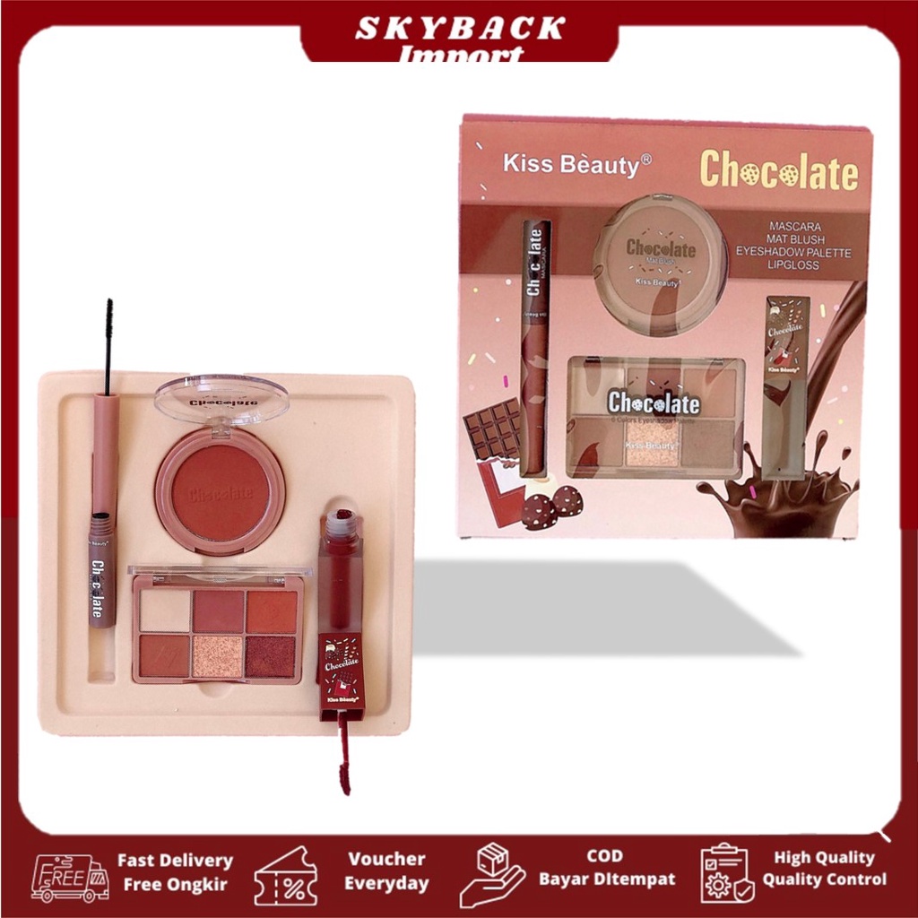 Kiss beauty Chocolate Set Makeup Kit SK